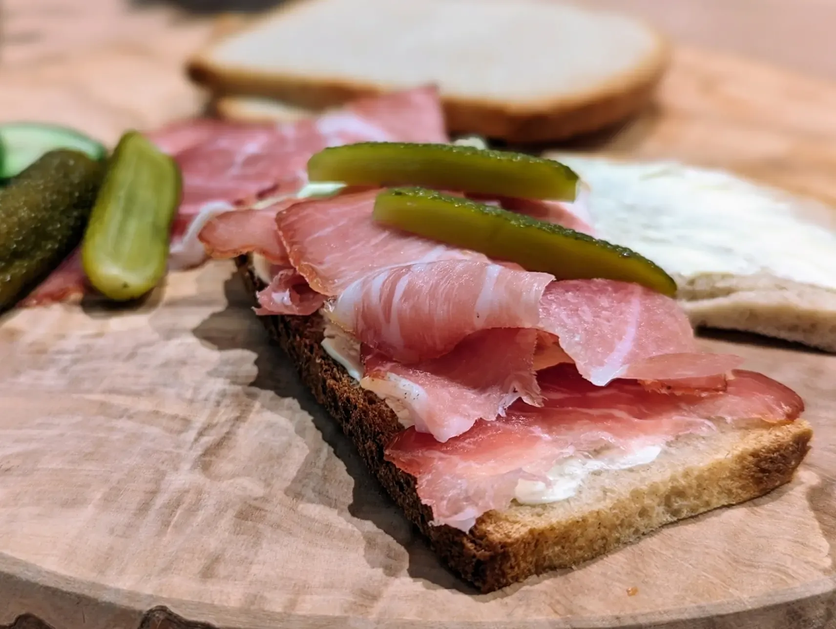 smoked and dried ham