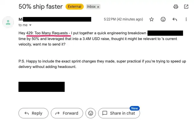 email spam