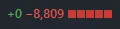 A git diff showing +0 and -8,809 lines of code.