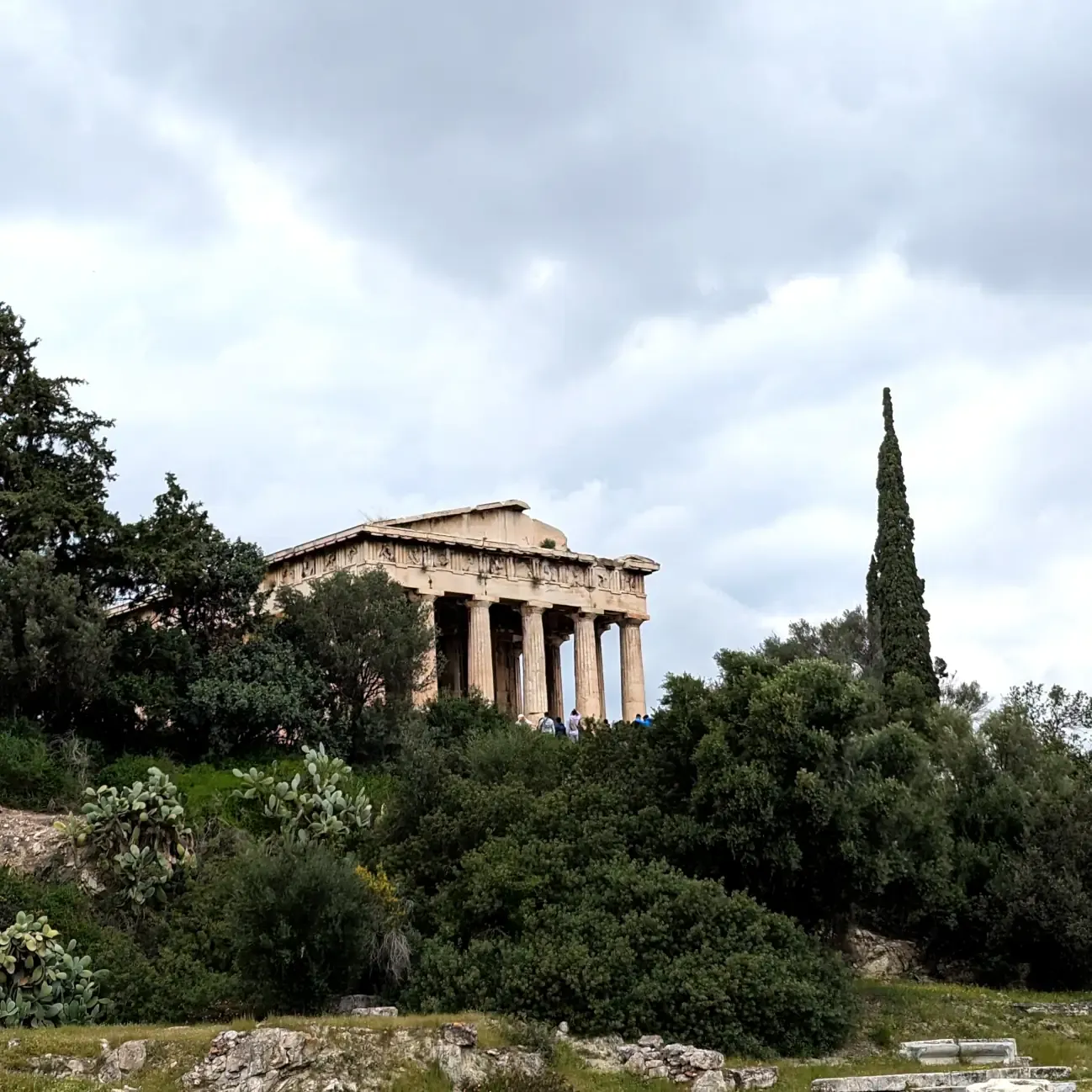The Temple of Hephaestus next to the Ancient Agora