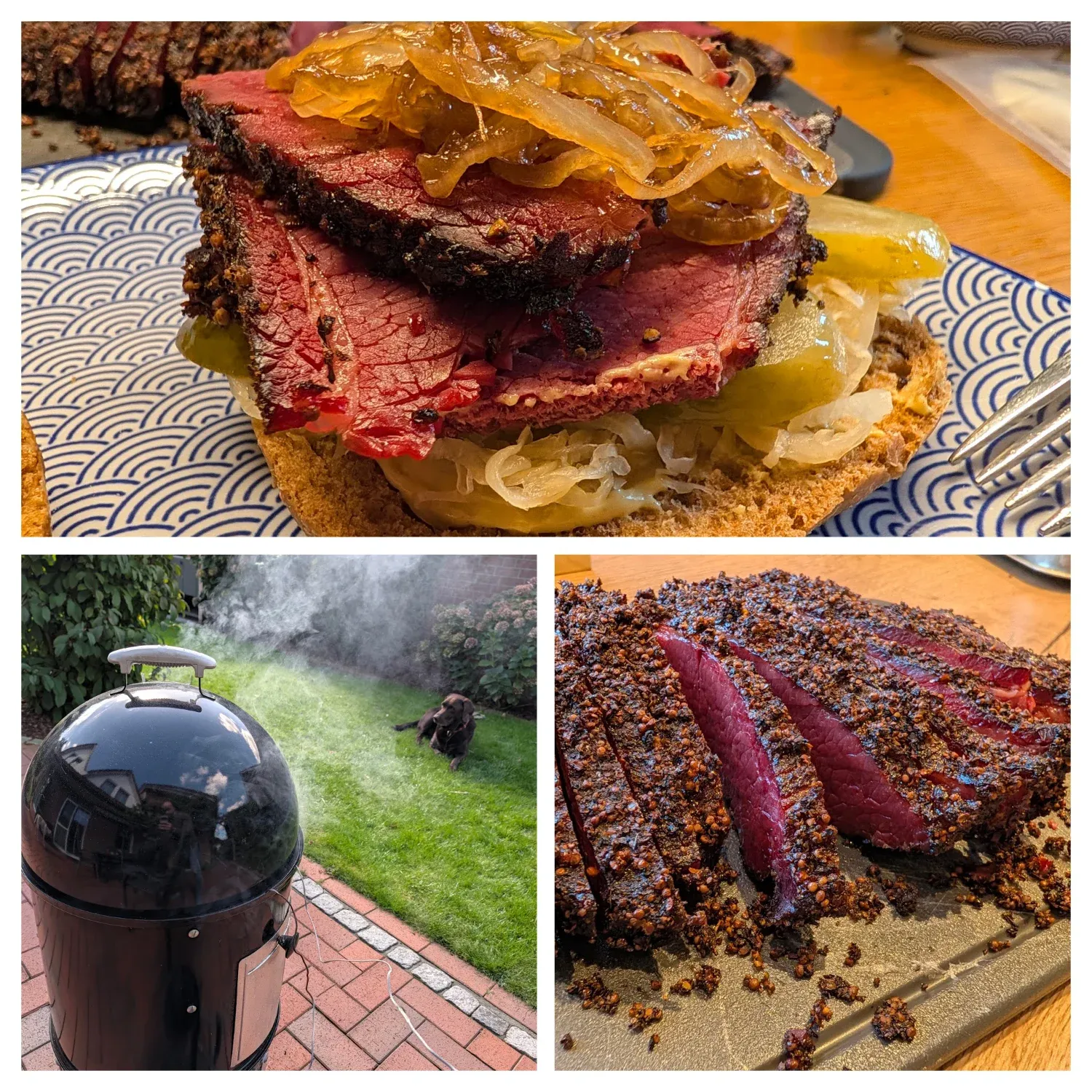 Pastrami collage